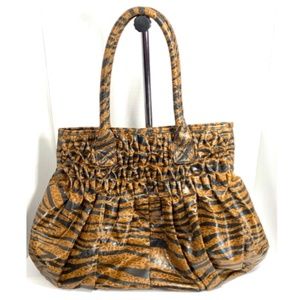 Carlos Santana Animal Print Hobo Bag